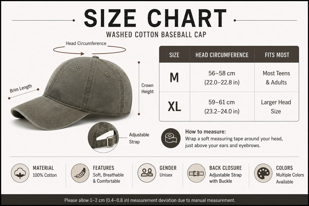 Unisex Athletic Relaxed Casual Cap