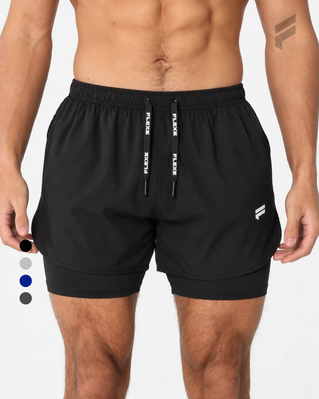 Flexe AeroLayer 2-in-1 Running Shorts