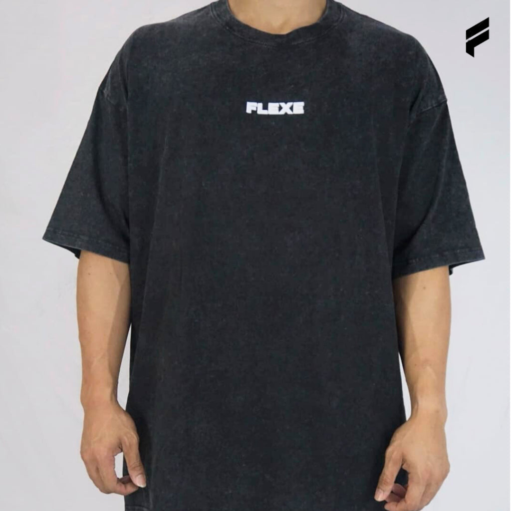 FLEXE- Oversized Heritage Washed T-Shirt Unisex T-Shirt Casual Tops