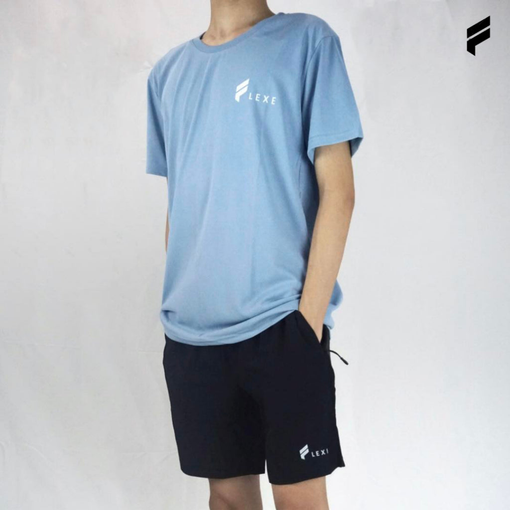 Unisex Mercerized Ice Cotton T-Shirts Anti-Stain Short Sleeve Round Neck T-shirt