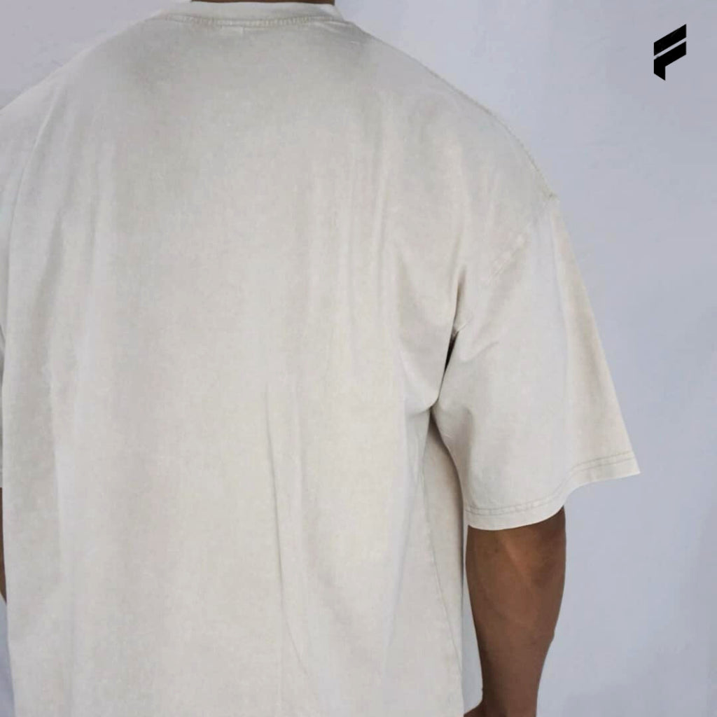 FLEXE- Oversized Heritage Washed T-Shirt Unisex T-Shirt Casual Tops