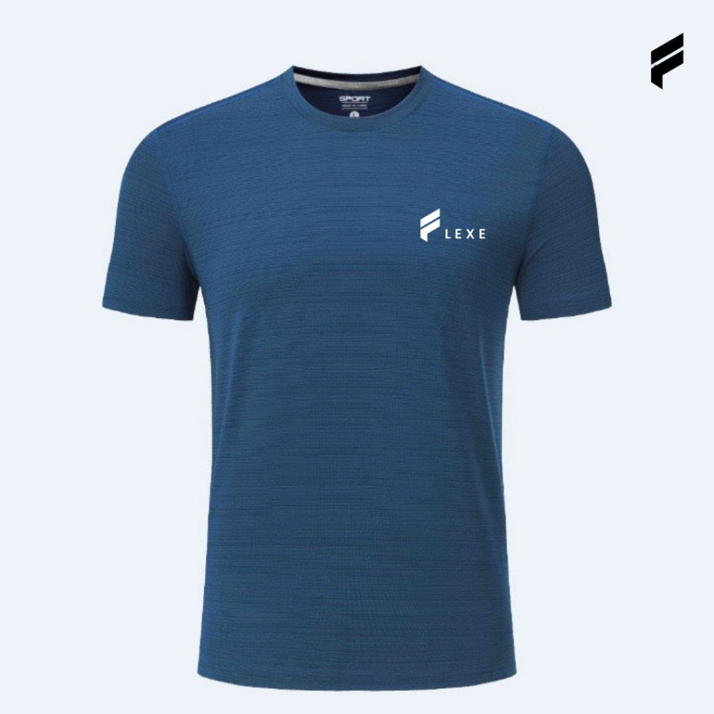 FLEXE - Men Dri-Fit Fitness Sport T-Shirt Short Sleeve Running Short T Dry-Fit