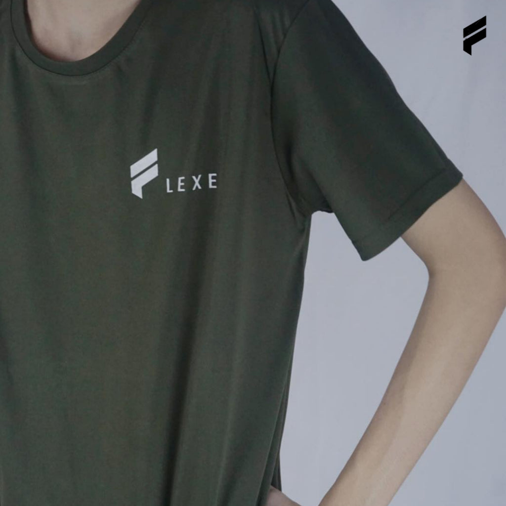 FLEXE- Unisex Mercerized Ice Cotton T-Shirts Anti-Stain Short Sleeve Round Neck Sport Cool Waterproof T-shirt