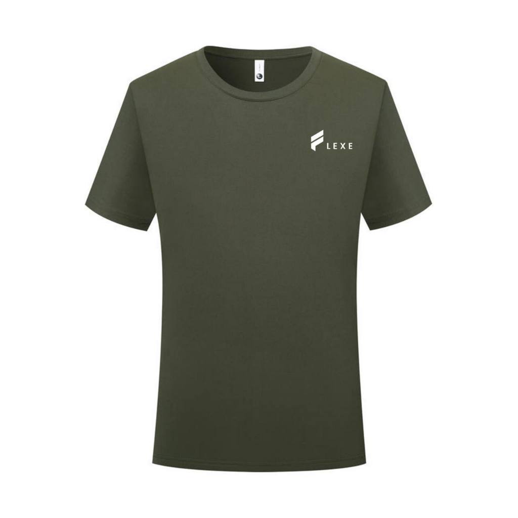 Unisex Mercerized Ice Cotton T-Shirts Anti-Stain Short Sleeve Round Neck T-shirt