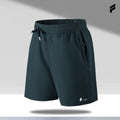Men Dri Fit Shorts Fitness Training Shorts with Zip Pocket