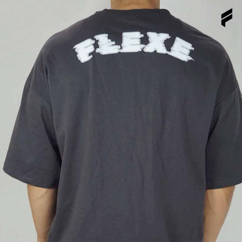 FLEXE- Oversized Unisex Training Club Cotton T-shirt Sport Gym Tops