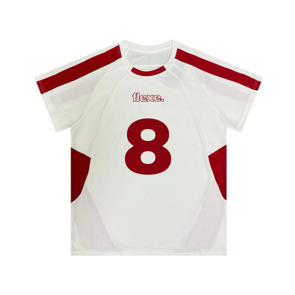 FLEXE- Oversized Baseball Jersey Unisex T-Shirt Casual Sport Tops Old School Aesthetic Tops