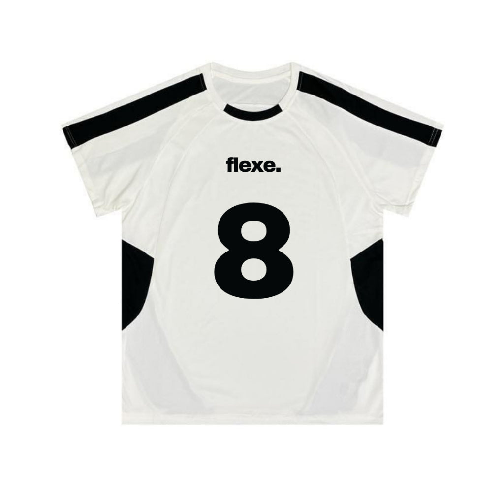 FLEXE- Oversized Baseball Jersey Unisex T-Shirt Casual Sport Tops Old School Aesthetic Tops