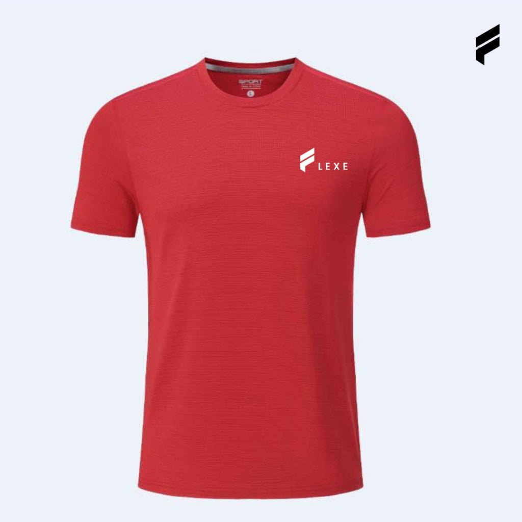 FLEXE - Men Dri-Fit Fitness Sport T-Shirt Short Sleeve Running Short T Dry-Fit