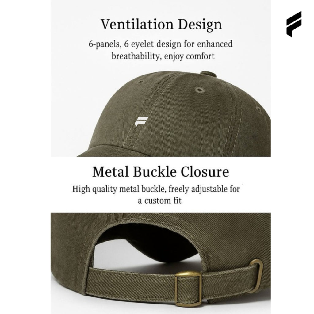 FLEXE- Unisex Athletic Relaxed Casual Cap