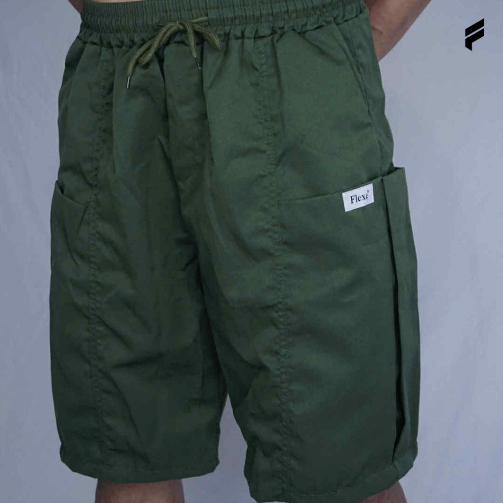 Men Lifestyle Industrial American Casual Shorts with Multi-Pocket