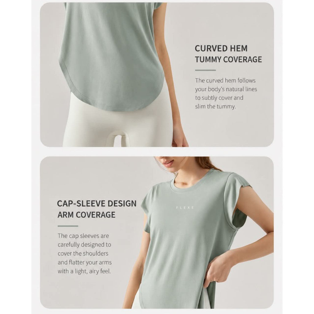 Women's FlexFlow Cap Sleeve Breathable Modal Top Tee