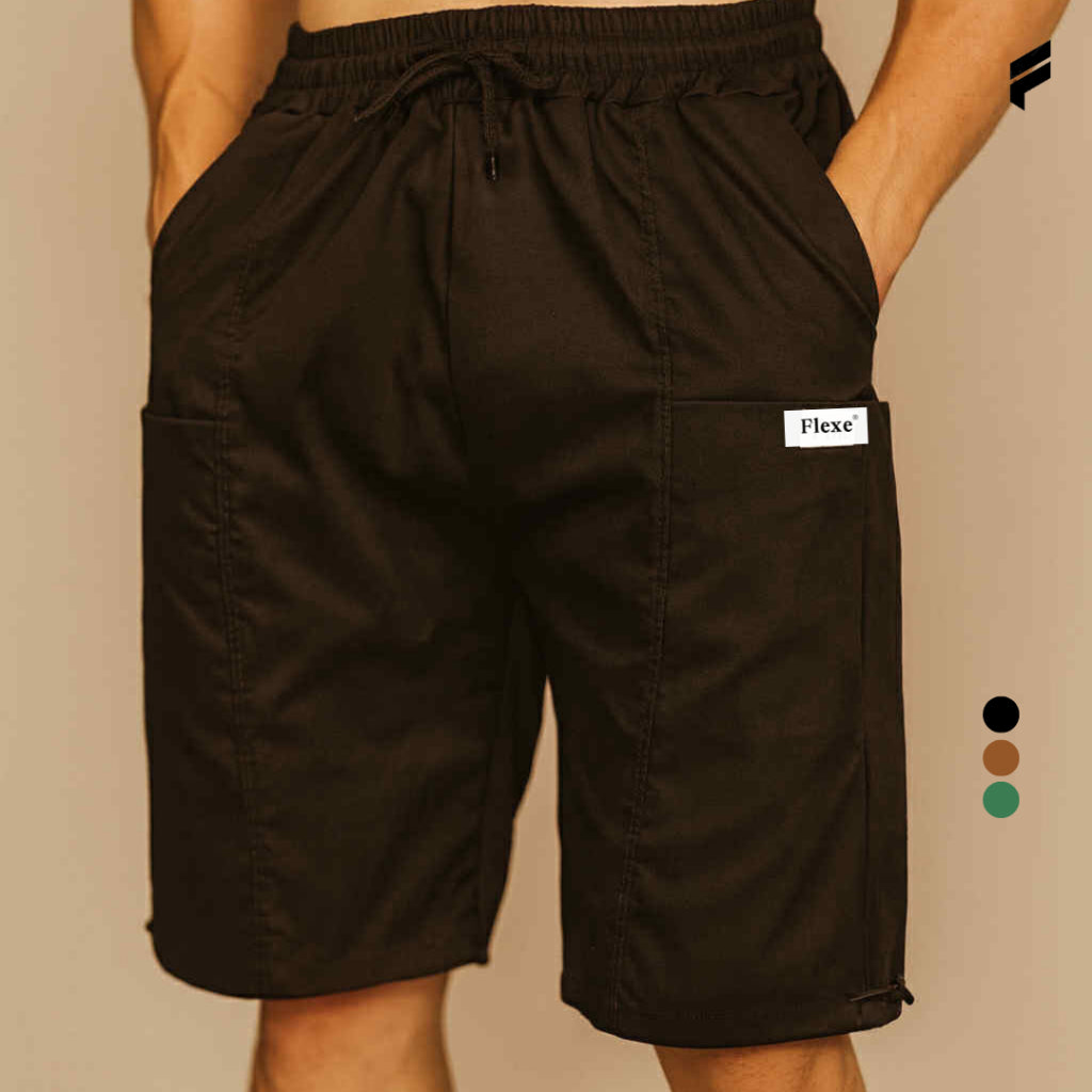 FLEXE- Men Lifestyle Industrial American Casual Shorts Premium Shorts with Multi-Pocket