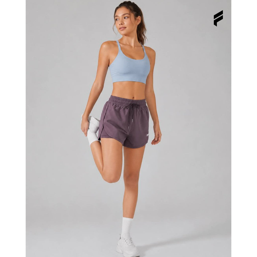 Women's Running Shorts with Pocket Quick Dry Athletic Gym Shorts
