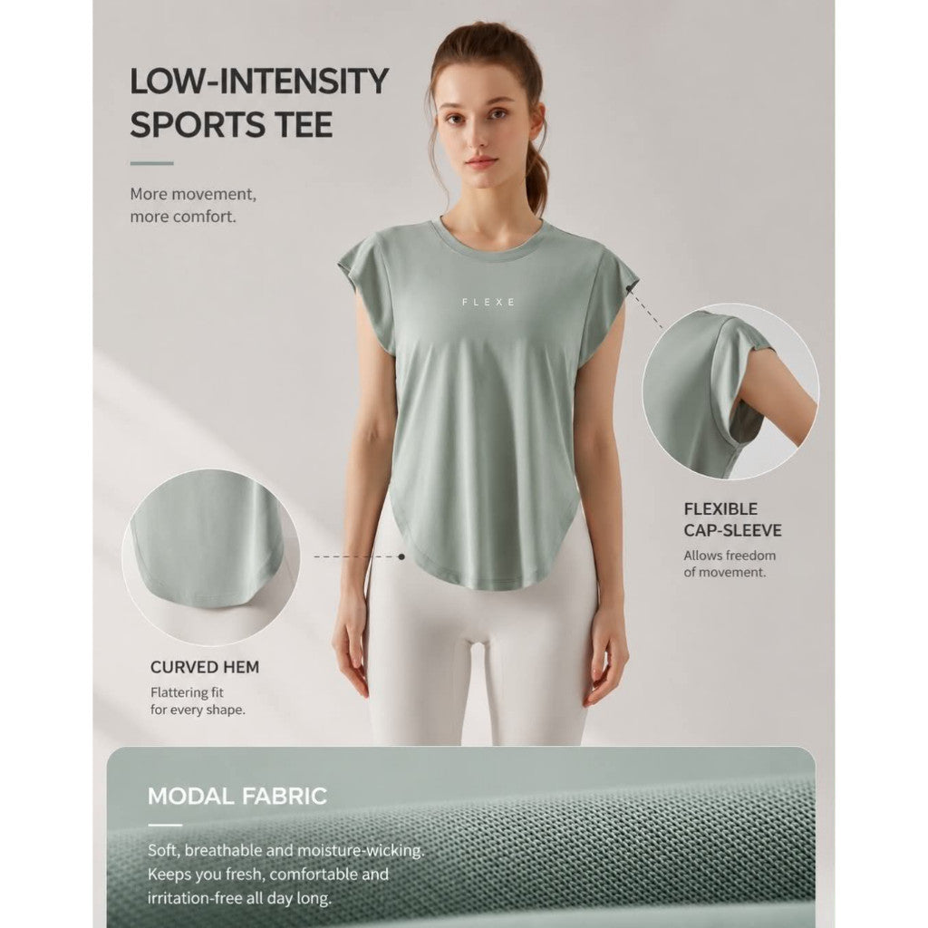 Women's FlexFlow Cap Sleeve Breathable Modal Top Tee