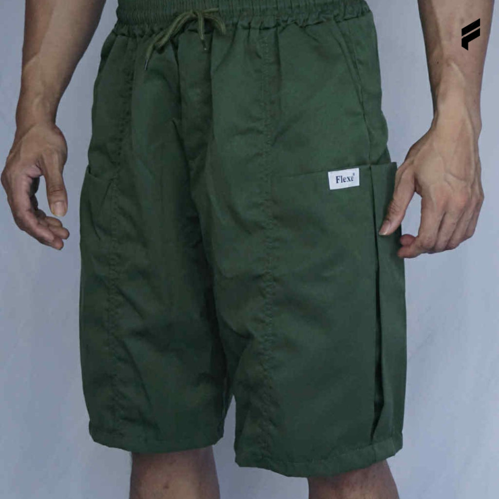Men Lifestyle Industrial American Casual Shorts with Multi-Pocket