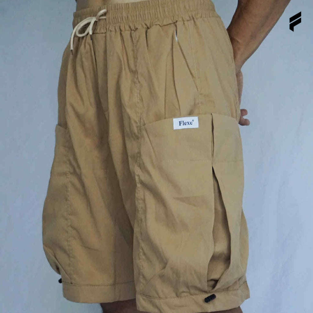 Men Lifestyle Industrial American Casual Shorts with Multi-Pocket