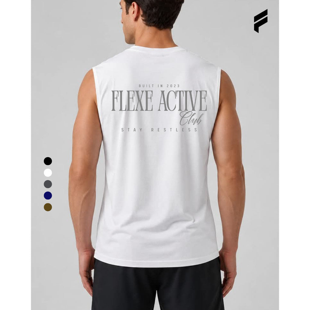 Men Cut Off Tank Top Gym Training Workout Vest