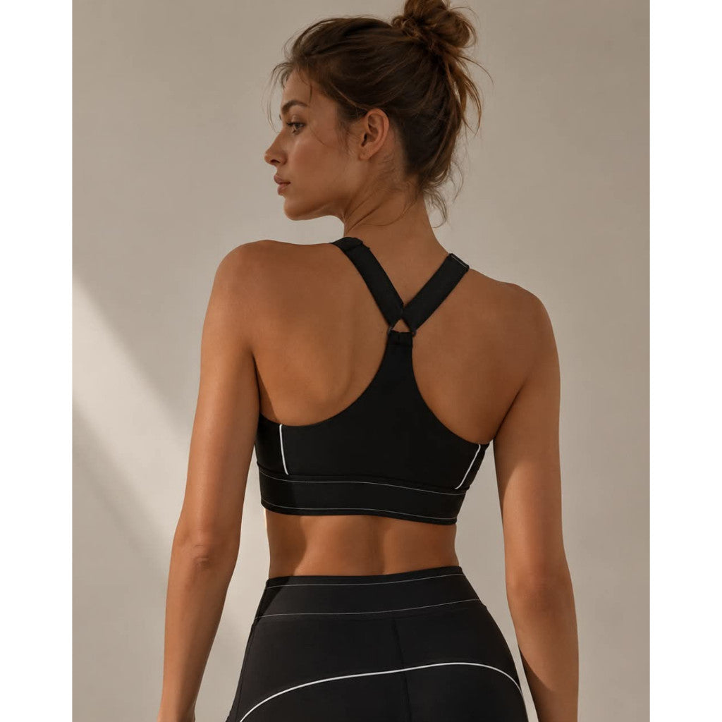 Women's Seamless Sports Bra Crop Top for Yoga Running Gym