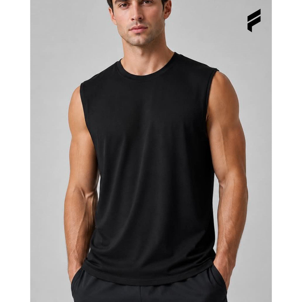 Men Cut Off Tank Top Gym Training Workout Vest