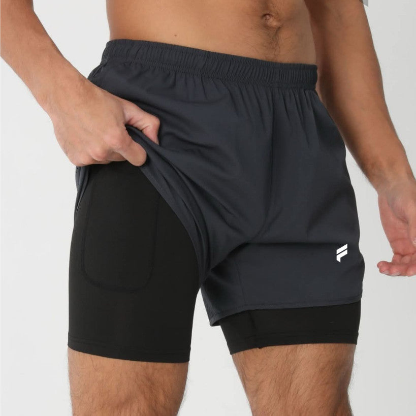 Flexe AeroLayer 2-in-1 Running Shorts
