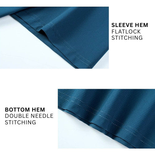 FLEXE- Men Seamless Ice-Silk Dri-Fit Cotton T-shirt Running Gym Fitness Pickleball Sport Premium T-Shirt