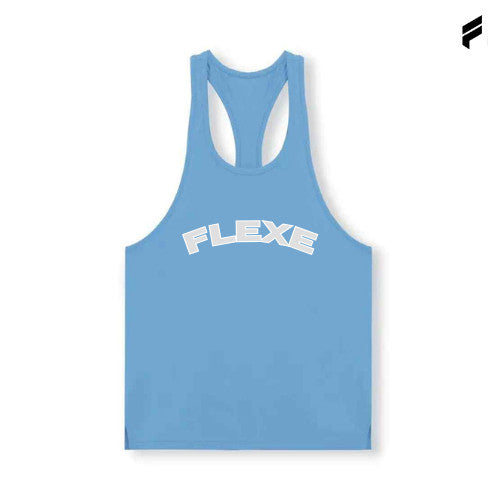 FLEXE-Men Stringer Vest Tank Top Gym Fitness Sport