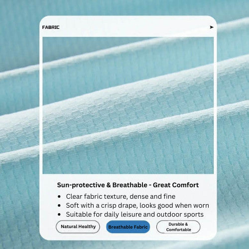 FLEXE - Unisex UPF50+ Track Ice Silk Jacket UV Protection Sunblock Dri-Fit Fitness Sport Top Track Couple Jacket