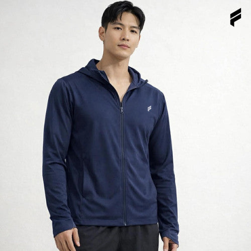 FLEXE - Unisex UPF50+ Track Ice Silk Jacket UV Protection Sunblock Dri-Fit Fitness Sport Top Track Couple Jacket