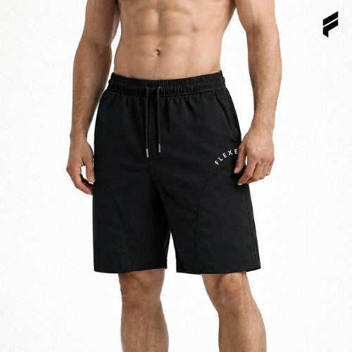 FLEXE - Men 7' Casual Cut-Off Shorts Quick Dry Bottom Shorts